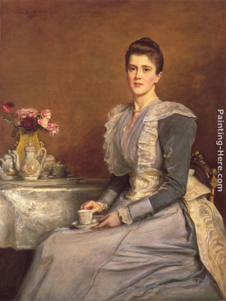 Mary Chamberlain painting - John Everett Millais Mary Chamberlain art painting